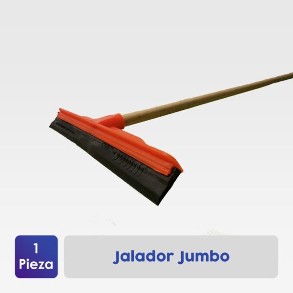 Jalador Perico con hule natural, ideal para limpiar y secar pisos de forma rápida y resistente.