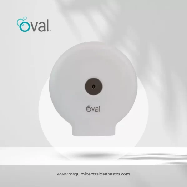 Modelo DV003 Oval: resistente dispensador tipo junior para baños públicos