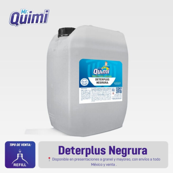 Detergente Negrura: cuida las fibras, mantiene los tonos oscuros y evita el deslavado en cada lavado.