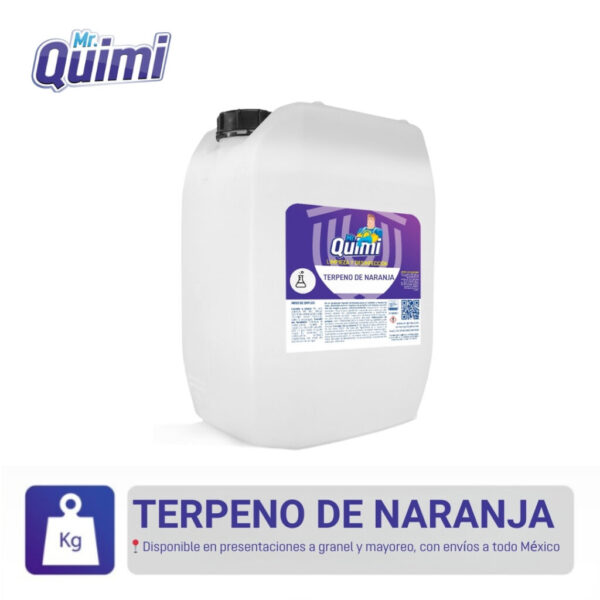 Envases de terpeno de naranja solvente natural biodegradable para limpieza y desengrase