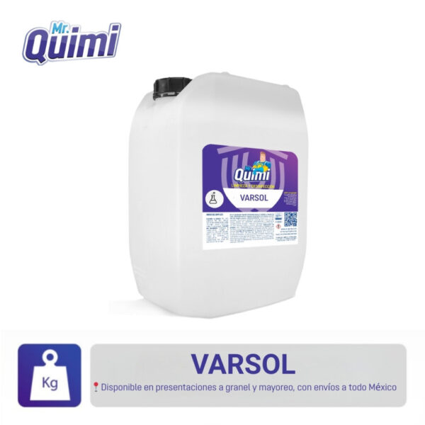 Varsol solvente desengrasante y diluyente de pinturas para uso industrial y limpieza