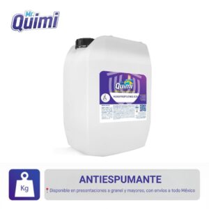 Antiespumante líquido para controlar espuma en detergentes, limpieza e industria